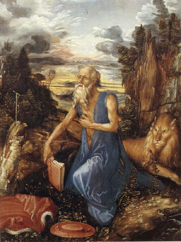 Albrecht Durer The Penance of St.Jerome Spain oil painting art